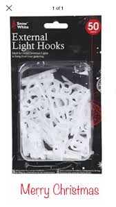 50 Outdoor Light Hooks Clips Christmas X Buy Online In Greenland At Desertcart