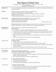 relevant coursework on resume