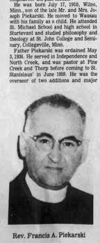 3-1-1983 Remember Rev. Francis Piekarski who served St.Stan's Parish for 17  years? Francis's brother John ... 2nd photo (8-25-78)  Starzinski/Gwidt/Piekarski families all connected.
