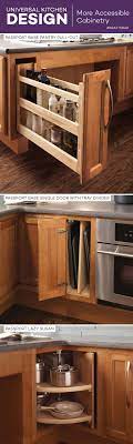 Kraftmaid Kitchen Innovations Can Make It Easier For The Whole Family To Reach What They Need The Kitchen Design Images Kitchen Design Alder Kitchen Cabinets