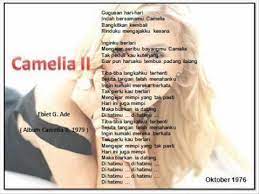 Selasa, 13 april 2021 14:18 wib. Ebiet G Ade Camelia Ii Youtube