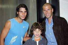 The event was held at the city hall of madrid and officiated by the mayor, ana botella. Nadal Meets Soccer Legend Zidane Soccer Legend Rafael Nadal