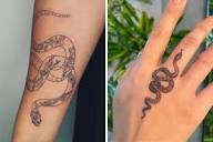 85 Snake Tattoos That May Have You Wrapping Around The Idea ...