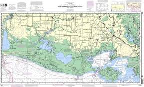 noaa nautical chart 11345 intracoastal waterway new orleans to calcasieu river west section