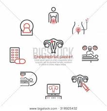 Endometrial cancer involves the endometrium, the tissue that lines the uterus, and is by far the most frequently diagnosed type of uterine cancer. Uterine Cancer Banner Vector Photo Free Trial Bigstock