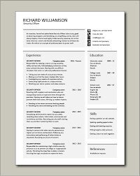 • start your resume with a security officer summary statement if you are an experienced candidate. Security Officer Cv Template Job Description Sample Job Application Safety Risk Assessment Cvs