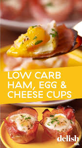 Ham Cheese Egg Cups Easiest Low Carb Breakfast Ever Video Recipe Video Low Carb Recipes Keto Recipes Recipes