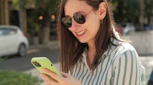 Traveler Young Woman Using Smartphone On Stock Footage Video (100%  Royalty-free) 1064627143