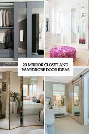 If you have a colourful bedroom, then try white wardrobe sliding doors to compliment your surroundings. 20 Mirror Closet And Wardrobe Doors Ideas Shelterness