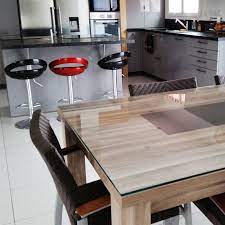 plateau de verre clair trempe sur mesure e miroiterie
