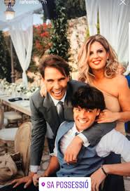 According to media reports, the couple married. Clairekang On Twitter Rafael Nadal Taking Photo With Cousin Rafael Nadal Son Of Uncle Rafael Nadal And Auntie Maria Wife Of Uncle Rafael Nadal Mother Of Cousin Rafael Nadal Nice Suit This Wedding