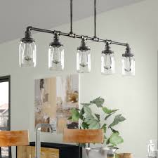 Trent Austin Design Brys 5 Light Kitchen Island Linear Pendant Reviews Wayfair