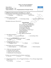 Semoga soal berikut ini dapat bermanfaat. Soal Kelas 2 Tema 5 Subtema 4 Pengalamanku