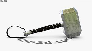 Hammer thor avengers cosplay mjolnir replica prop resin base full us stand. 360 View Of Thor Hammer 3d Model Hum3d Store