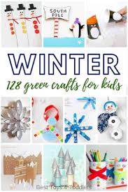 See if you can recycle 60 items! 128 Green Recycled Winter Crafts For Kids From Recycled Materials