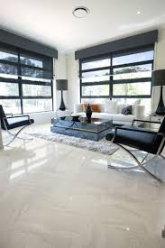 Full Polished Tiles For Living Room Living Room Tiles House Flooring White Floors Living Room