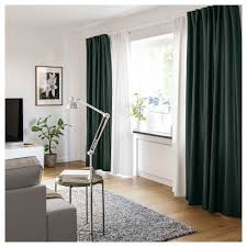 Vidga Two Track Set Ikea Green Curtains Living Room Fresh Living Room Curtains Living Room