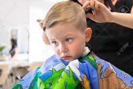 1.4 short sides, long top boy hairstyles. Haircut Of Three Years Old Boy Stock Photo Picture And Royalty Free Image Image 101074078