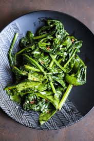 Thai Stir Fried Spinach From Christopher Kimball S Milk Street Fried Spinach Stir Fry Spinach Thai Side Dishes
