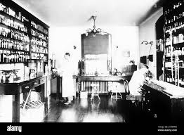 Plague hospital Black and White Stock ...