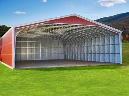 This featured structure is a certified 24'w x 21'l x 8'h metal carport. Wide Metal Carport 40x30 Vertical Roof Carport1