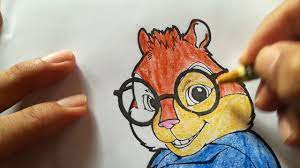 Download or color chipmunks coloring pages online. Coloring Simon Alvin And The Chipmunk How To Coloring Simon Chipmunk Coloring Book Youtube