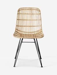 Kemala Dining Chair Set Of 2 Rattan Dining Chairs Rattan Chair Rustic Dining Chairs