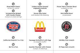 11 Best Low Carb Fast Food Joints What To Order Printer Friendly