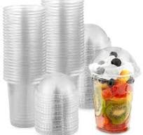 Amazon.com: 12 oz Clear Plastic Dessert Cups with Lids (Set ...