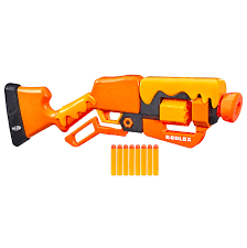 So basically it a collab with nerf and if you buy it irl you get the nerf gun and a code for an adopt me or roblox item. Nerf Roblox Adopt Me Bees Ebgames Ca