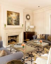 Small living room floor plan layout with sofa and 2 chairs. Refined Symmetry In Living Room Hgtv