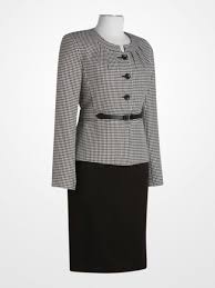 Black And White Houndstooth Suit Isabella Black White Houndstooth Suit Patterned Skirt Jacket Geometric Fall Womens Fashion Blackandwhite Suits For Women Clothes For Women Clothes