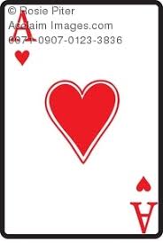 *steel should be cleaned before coated*. Clip Art Illustration Of A White Ace Of Hearts Playing Card