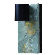 What are some of the most reviewed products in hunter ceiling fans? Hunter Lighting Douglas Natural Slate Oil Rubbed Bronze Outdoor Wall Light At Menards