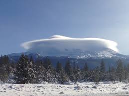 Cloud Hovering Over Mount Shasta, by ...