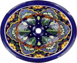 oval drop in mexican ceramic sinks