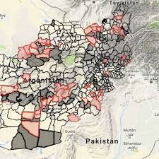 Cada provincia en afganistán se divide en varios distritos. Mapa De Afganistan Segun Distritos Bajo Control Taliban Negro O En Download Scientific Diagram