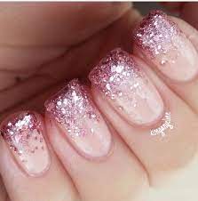 Pin By Barb Ohlemann On Ombre Nails Glitter Valentine Nails Pink Luxury Nails