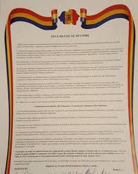 Moldova, tara romaneasca si transilvania. DeclaraÈie De Unire SemnatÄ De Comunitatea BasarabeanÄ Èi Cea RomaneascÄ Din Edmonton Canada