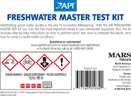 api freshwater aquarium master test kit 800 count