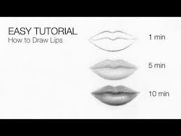 How To Draw Lips Mouth In 10 Minutes Easy Tutorial For Beginners Youtube Lips Drawing Lips Easy Tutorial