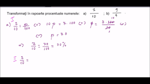 Raportul a doua numere este 2/3. Clasa A Vi A Procente Raport Procentual Ex 1 Youtube