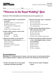 Alexander the great, isn't called great for no reason, as many know, he accomplished a lot in his short lifetime. The Royal Wedding Trivia Questions And Answers The Royal Weddings