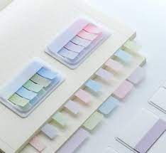 pastel index sticky notes planner bullet journal study etsy sticky note planner notes planner planner bullet journal