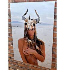 Sold at Auction: Janna Breslin Nude Photo on Metal