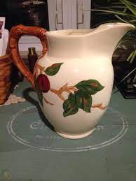 Check spelling or type a new query. Vintage 1940 S Franciscan Apple Water Pitcher Large Old Mark 84oz 1734469928