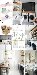 Discover fifteen ways to do this and make your laundry room feel bigger than it is storage ideas for small laundry rooms. Seven Genius Ways To Bring Storage Into A Small Laundry Room Tatertots And Jello