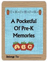 Memory Book For End Of The Year A Pocketful Of Pre K Memories Memory Book School Pre K Memory Books