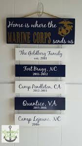 Home Is Where The Marine Corps Sends Us Patriotic Decor Etsy Marine Gifts Marine Wife Life Marines Girlfriend
