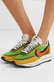 nike sacai ldv waffle daybreak mesh suede and leather